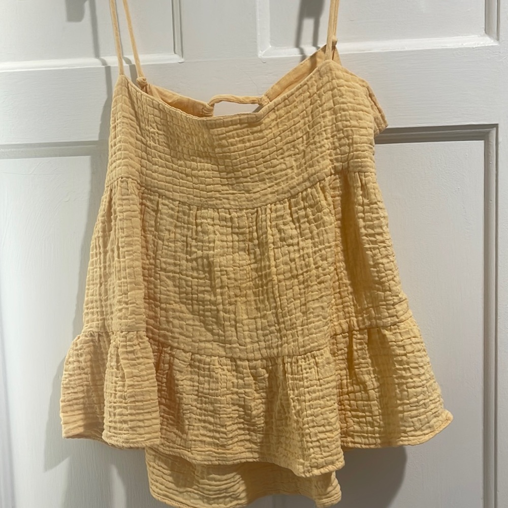 Zara yellow tank